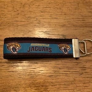 Jacksonville Jaguars keychain fan gear NWT key fob